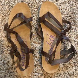 Brown Blowfish Sandals